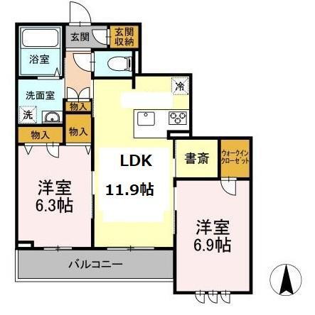 東京都西東京市富士町２ 東伏見駅 2LDK マンション 賃貸物件詳細