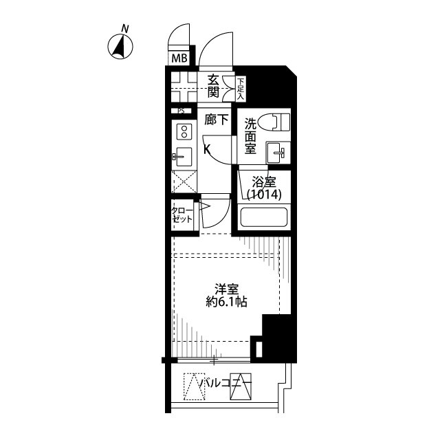 東京都渋谷区笹塚２ 笹塚駅 1K マンション 賃貸物件詳細