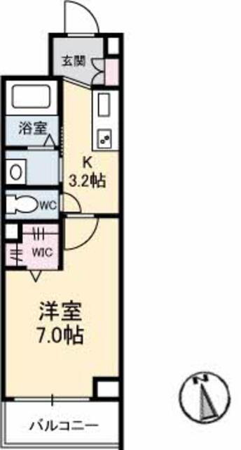 岡山県岡山市北区北方３ 1K マンション 賃貸物件詳細