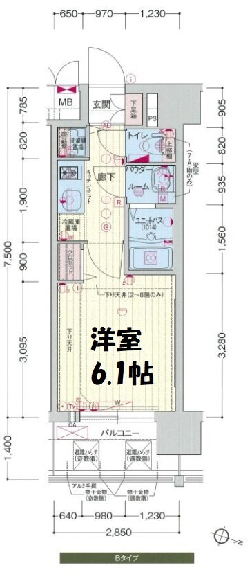 大阪府大阪市北区中津２ 中津駅 1K マンション 賃貸物件詳細