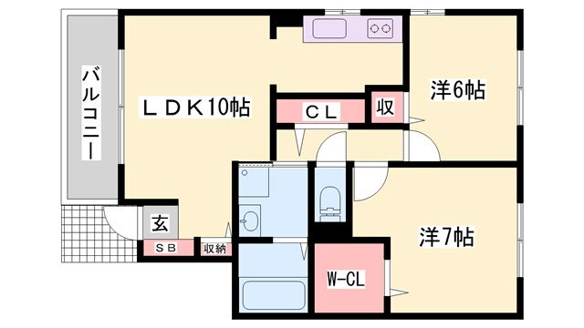 兵庫県小野市黒川町 小野駅 2LDK アパート 賃貸物件詳細