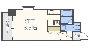 福岡県福岡市博多区博多駅前４ 博多駅 1K マンション 賃貸物件詳細