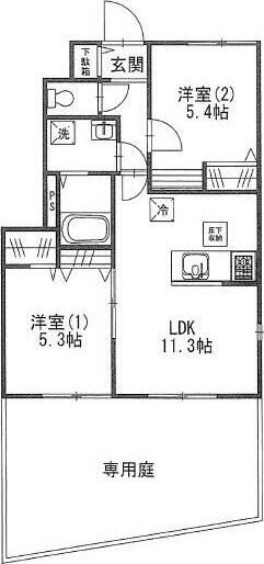東京都町田市玉川学園７ 玉川学園前駅 2LDK アパート 賃貸物件詳細