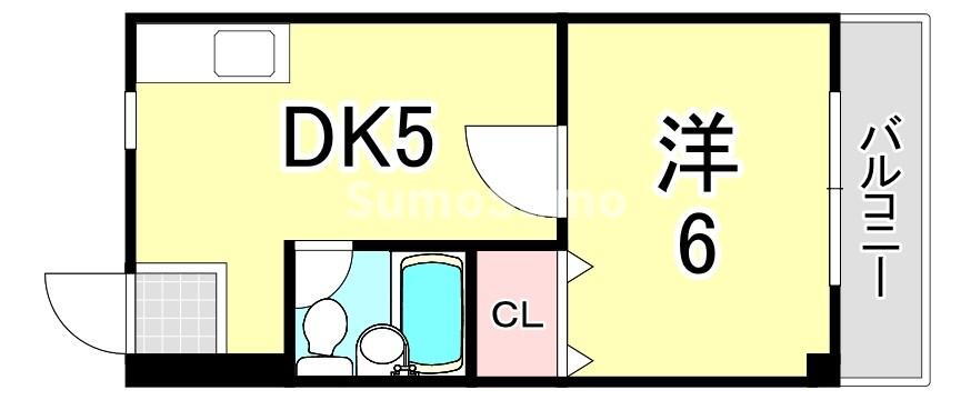 兵庫県尼崎市東園田町２ 園田駅 1DK アパート 賃貸物件詳細