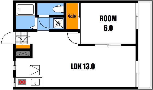 広島県広島市安佐南区中須１ 大町駅 1LDK アパート 賃貸物件詳細