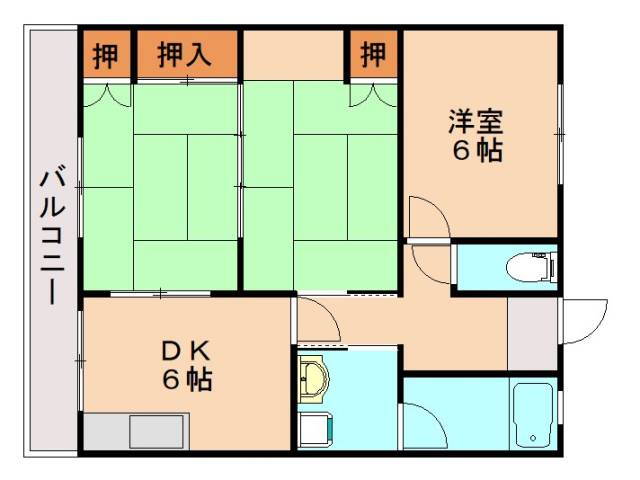 福岡県飯塚市相田 新飯塚駅 3DK アパート 賃貸物件詳細