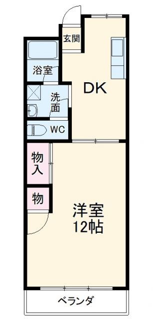 群馬県高崎市東町 高崎駅 1DK マンション 賃貸物件詳細