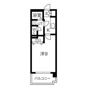 リビングステージ広瀬川 6階 1K 賃貸物件詳細