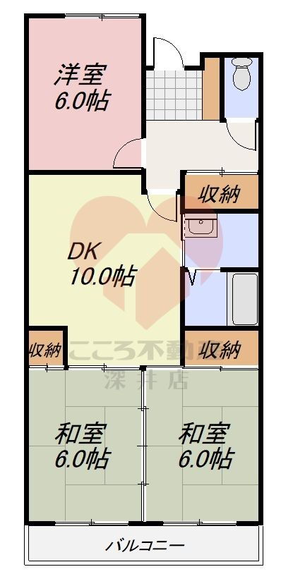 ヴィルフォーレミチハタ 2階 3LDK 賃貸物件詳細