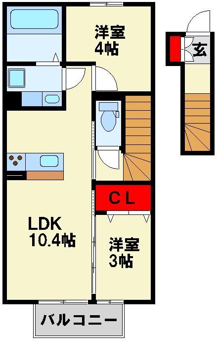 福岡県北九州市八幡西区小嶺台２ 西山駅 2LDK アパート 賃貸物件詳細