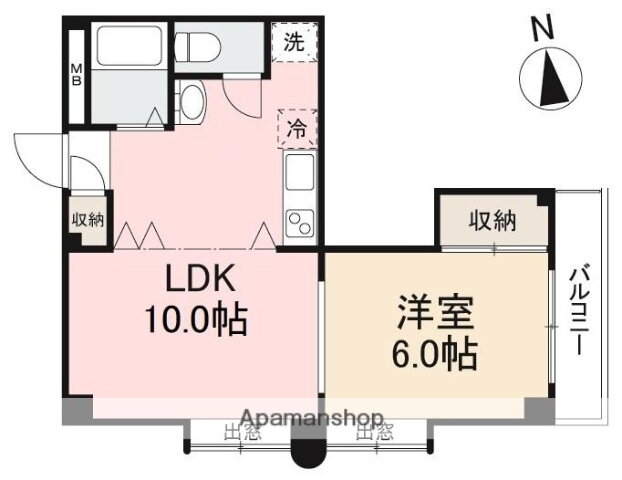 香川県高松市昭和町２ 昭和町駅 1LDK マンション 賃貸物件詳細