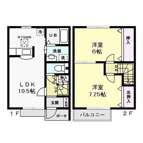 茨城県筑西市女方 川島駅 2LDK アパート 賃貸物件詳細