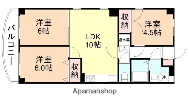 富山県富山市西山王町 大手モール駅 3LDK マンション 賃貸物件詳細