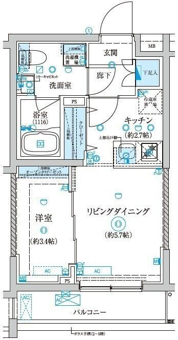 東京都北区神谷３ 東十条駅 1LDK マンション 賃貸物件詳細