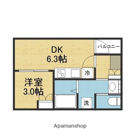 大阪府大阪市生野区中川東２ 北巽駅 1DK アパート 賃貸物件詳細