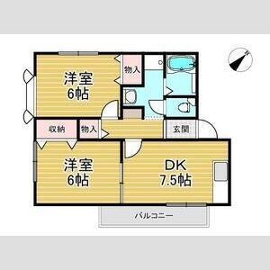 兵庫県伊丹市桜ケ丘７ 伊丹駅 2DK アパート 賃貸物件詳細
