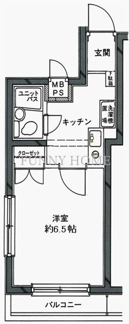 日神パレステージ代田橋 5階 ワンルーム 賃貸物件詳細