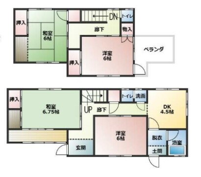 兵庫県姫路市飾磨区英賀 西飾磨駅 4DK 一戸建て 賃貸物件詳細