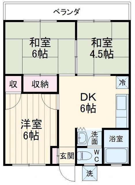 神奈川県厚木市戸室３ 本厚木駅 3DK アパート 賃貸物件詳細