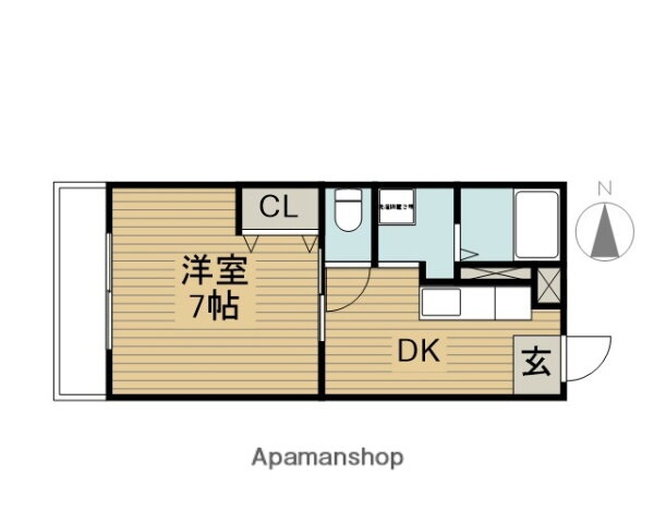 パサニアハイツ小宮 2階 1DK 賃貸物件詳細