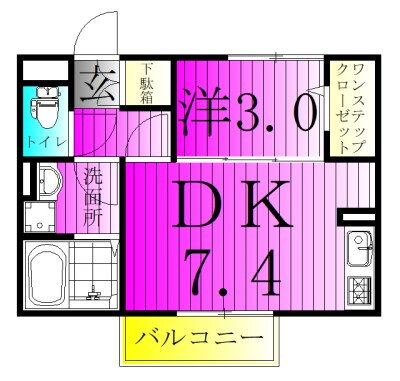 千葉県柏市あけぼの３ 柏駅 1DK アパート 賃貸物件詳細