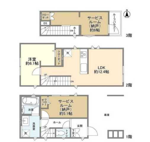 東京都大田区大森東４ 大森町駅 1SLDK 一戸建て 賃貸物件詳細