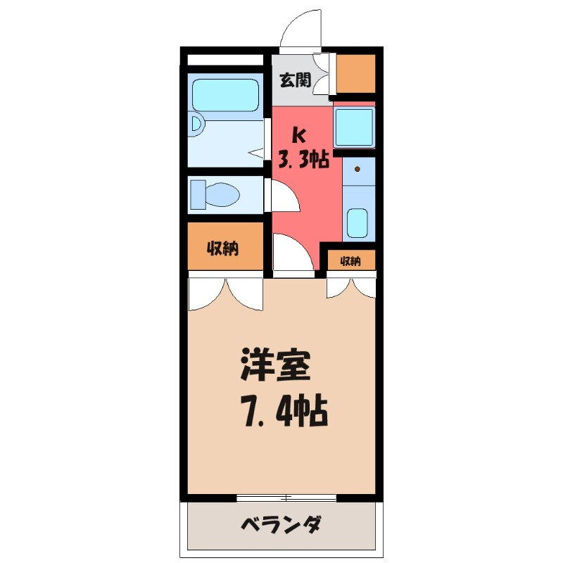 群馬県高崎市芝塚町 高崎駅 1K マンション 賃貸物件詳細