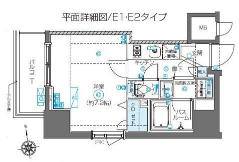 東京都新宿区大久保１ 東新宿駅 1K マンション 賃貸物件詳細