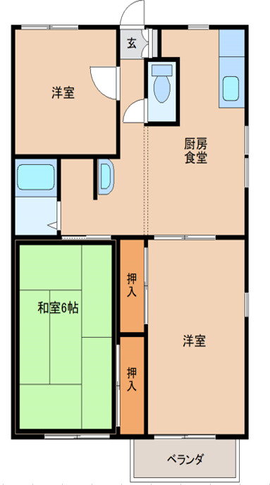 千葉県市川市下貝塚３ 市川大野駅 3DK アパート 賃貸物件詳細