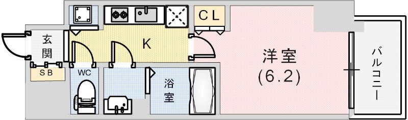 兵庫県神戸市中央区布引町１ 新神戸駅 1K マンション 賃貸物件詳細