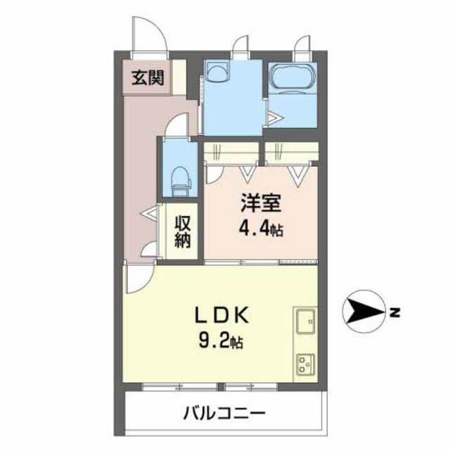高知県高知市鵜来巣 1LDK アパート 賃貸物件詳細