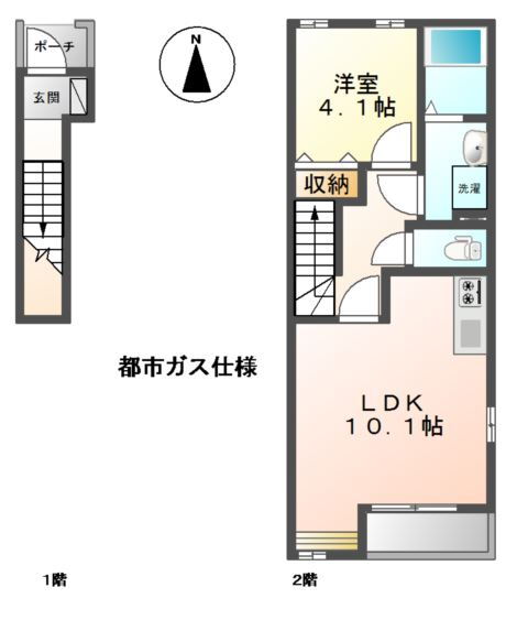 愛知県西春日井郡豊山町大字豊場字志水 比良駅 1LDK アパート 賃貸物件詳細