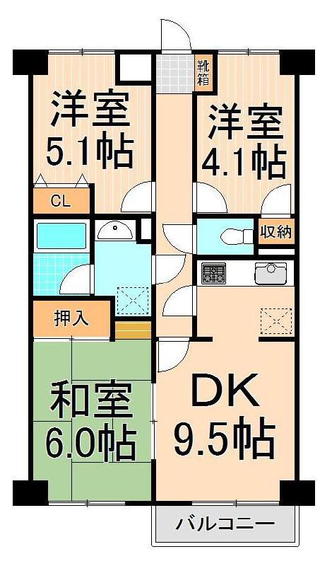 東京都葛飾区亀有４ 亀有駅 3DK マンション 賃貸物件詳細