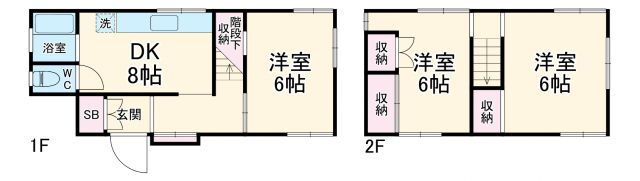 上大岡東戸建 3DK 賃貸物件詳細