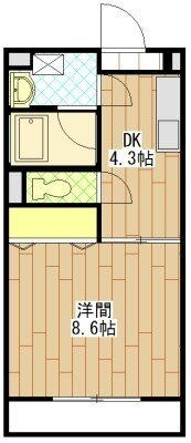 静岡県磐田市城之崎２ 1DK マンション 賃貸物件詳細