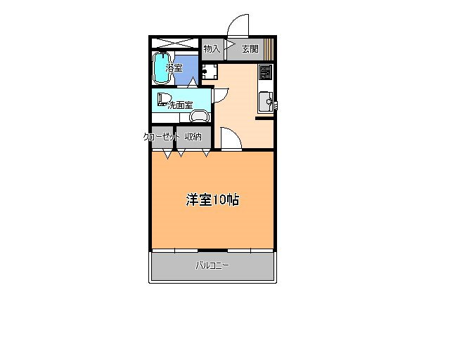 栃木県宇都宮市下栗町 宇都宮駅 1K アパート 賃貸物件詳細