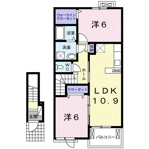 佐賀県杵島郡大町町大字大町 大町駅 2LDK アパート 賃貸物件詳細