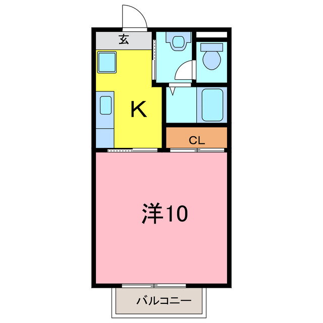 愛知県知立市新池１ 牛田駅 1K アパート 賃貸物件詳細