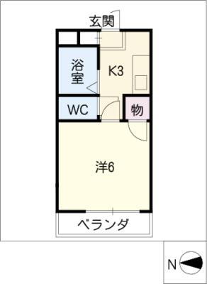 サンマンション大曽根 3階 1K 賃貸物件詳細