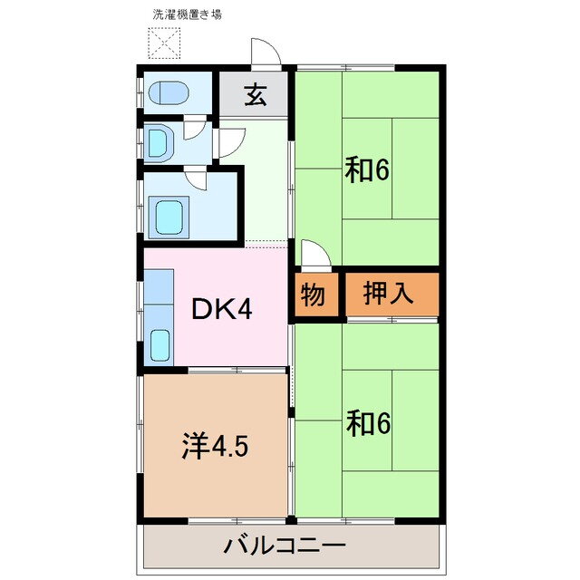 静岡県富士市錦町１ ジヤトコ前駅 3DK アパート 賃貸物件詳細