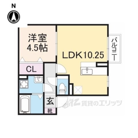 奈良県奈良市東九条町 京終駅 1LDK アパート 賃貸物件詳細