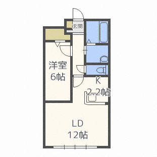北海道札幌市北区北三十四条西４ 北３４条駅 1LDK マンション 賃貸物件詳細