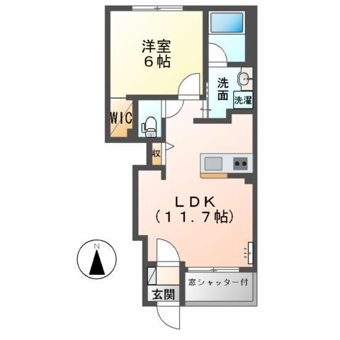愛知県一宮市下田１ 尾張一宮駅 1LDK アパート 賃貸物件詳細