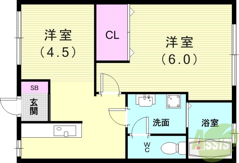 兵庫県明石市大蔵本町 人丸前駅 2K マンション 賃貸物件詳細
