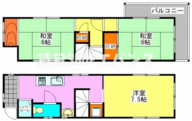 千葉県船橋市東船橋５ 東船橋駅 3K 一戸建て 賃貸物件詳細