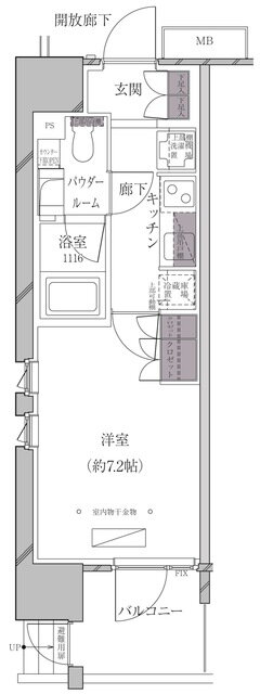 東京都港区海岸３ 田町駅 1K マンション 賃貸物件詳細