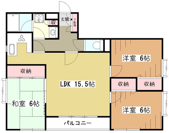 ワコーレ小川 2階 3LDK 賃貸物件詳細