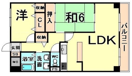 兵庫県尼崎市常吉１ 武庫之荘駅 2LDK マンション 賃貸物件詳細