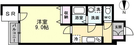 センチュリーハイツ奥田 2階 1K 賃貸物件詳細