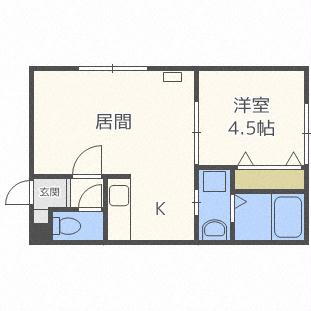 北海道札幌市白石区栄通１０ 南郷７丁目駅 1LDK アパート 賃貸物件詳細